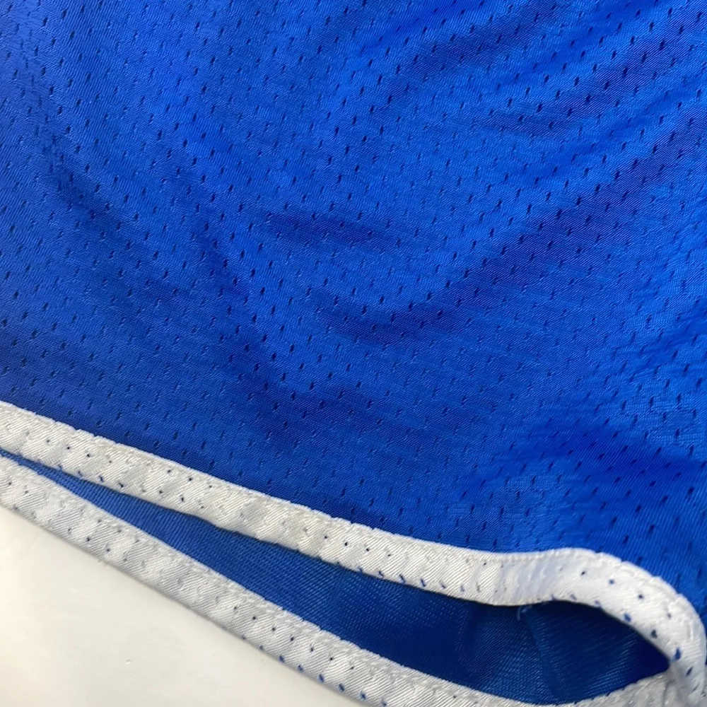 Justice athletic blue with white stripe shorts youth size 12